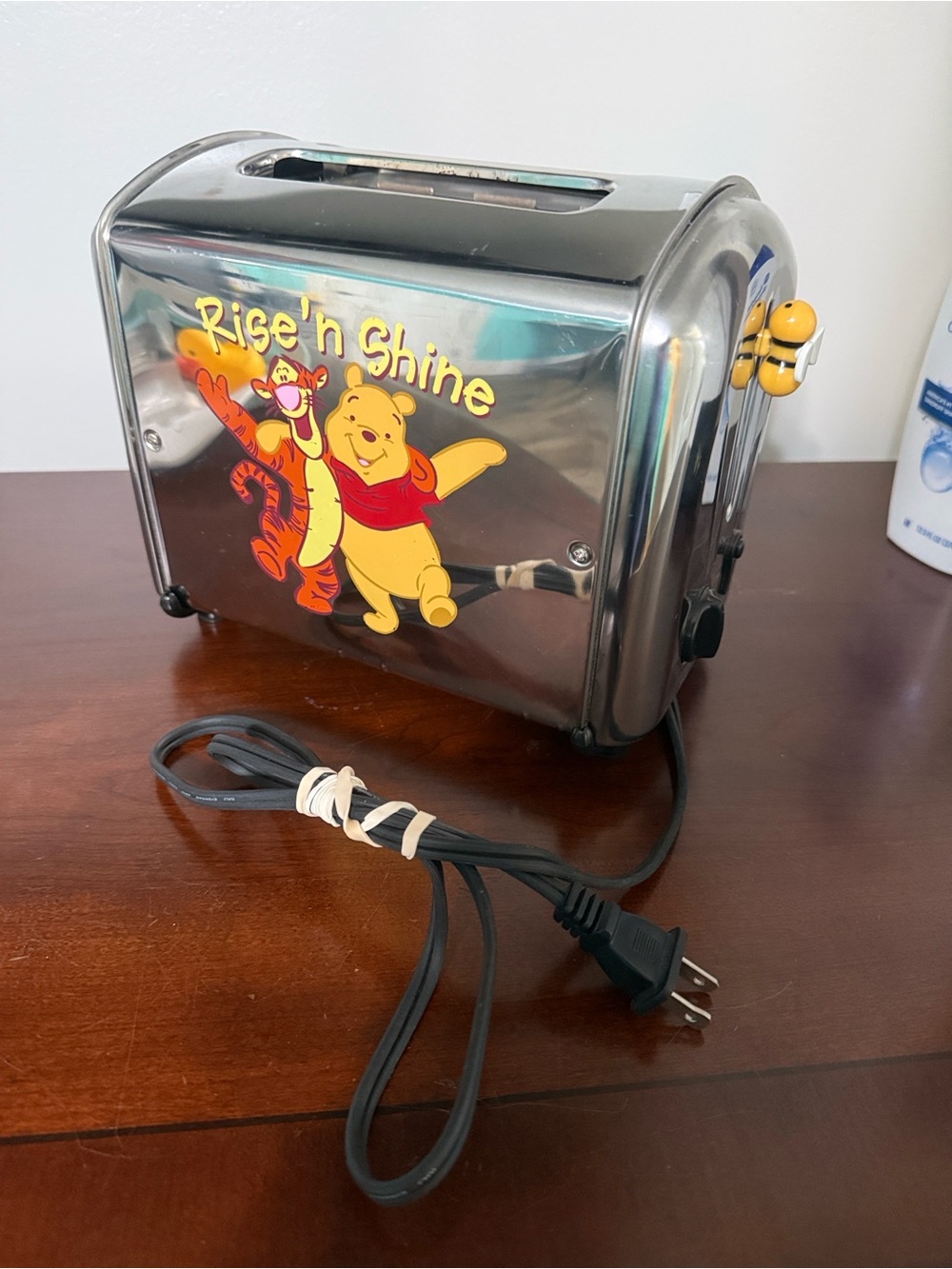 Vintage Winnie the Pooh 'Rise 'n Shine' Stainless Steel Toaster